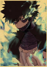 Load image into Gallery viewer, The KedStore 42X30cm / Q020 10 Janpnese Anime  My Hero Academia retro posters / wall stickers