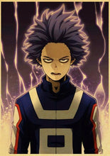 Load image into Gallery viewer, The KedStore 42X30cm / Q020 3 Janpnese Anime  My Hero Academia retro posters / wall stickers
