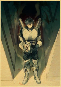 The KedStore 42X30cm / Q020 7 Janpnese Anime  My Hero Academia retro posters / wall stickers