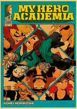 Load image into Gallery viewer, The KedStore 42X30cm / T003 12 Janpnese Anime  My Hero Academia retro posters / wall stickers
