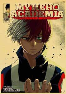 The KedStore 42X30cm / T003 14 Janpnese Anime  My Hero Academia retro posters / wall stickers