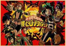 Load image into Gallery viewer, The KedStore 42X30cm / T003 17 Janpnese Anime  My Hero Academia retro posters / wall stickers