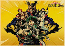 Load image into Gallery viewer, The KedStore 42X30cm / T003 18 Janpnese Anime  My Hero Academia retro posters / wall stickers