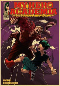 The KedStore 42X30cm / T003 19 Janpnese Anime  My Hero Academia retro posters / wall stickers