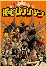 Load image into Gallery viewer, The KedStore 42X30cm / T003 2 Janpnese Anime  My Hero Academia retro posters / wall stickers