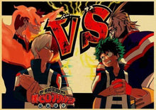 Load image into Gallery viewer, The KedStore 42X30cm / T003 Janpnese Anime  My Hero Academia retro posters / wall stickers