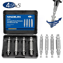 Load image into Gallery viewer, The KedStore 4pcs plain Damaged Screw Extractor / Drill Bit Extractor / Drill Set Bolt Extractor / Bolt Stud Remover Tool - 5pcs