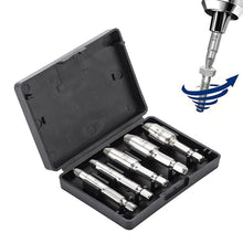 Load image into Gallery viewer, The KedStore 5pcs nickel plated Damaged Screw Extractor / Drill Bit Extractor / Drill Set Bolt Extractor / Bolt Stud Remover Tool - 5pcs