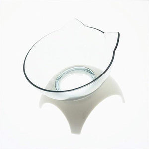 The KedStore A Single Non-Slip Cat and Dog Plastic Bowl With Stand