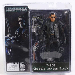 The KedStore Across Time NECA Terminator 2: Judgment Day T-800 Arnold Schwarzenegger PVC Action Figure Collectible Model Toy 7" 18cm