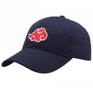 The KedStore Akatsuki 24 / 53cm adjustable Hot Anime Caotoon Hat Cotton Akatsuki Embroidery Uchiha Logo Fashion Cap Comicon Gift