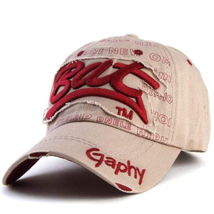 The KedStore base khaki Xthree "Bat" Snapback Hat Baseball Cap. Gorras Curved Brim Hat