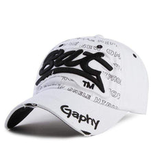 Load image into Gallery viewer, The KedStore base white Xthree &quot;Bat&quot; Snapback Hat Baseball Cap. Gorras Curved Brim Hat