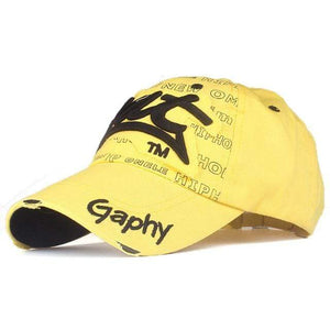 The KedStore base yellow black Xthree "Bat" Snapback Hat Baseball Cap. Gorras Curved Brim Hat