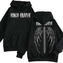 Load image into Gallery viewer, Harajuku Oversized Hoodie Retro Gothic Punk Anime Print
