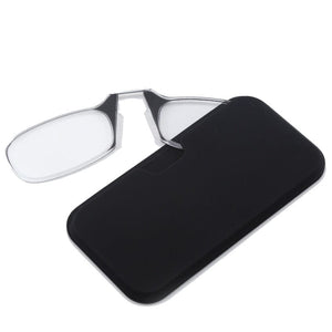 The KedStore Black / +100 Clip Nose Reading Glasses