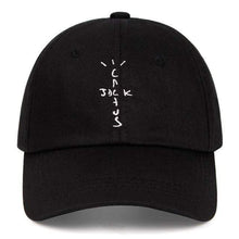 Load image into Gallery viewer, The KedStore Black 100% Cotton Cactus Jack Embroidered Baseball Caps from Travis Scott