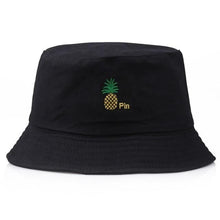 Load image into Gallery viewer, The KedStore black 2 Embroidery Aliens Foldable Bucket panama hat | TheKedStore
