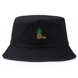 The KedStore black 2 Embroidery Aliens Foldable Bucket panama hat | TheKedStore