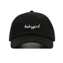 Load image into Gallery viewer, The KedStore Black 2017 New babygirl Embroidered Adjustable Baseball Cap Hats Curved Bill Snapback Hats Hip Hop Dad Caps Trucker cap Gorras