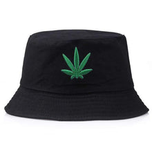 Load image into Gallery viewer, The KedStore black 4 Embroidery Aliens Foldable Bucket panama hat | TheKedStore