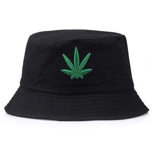 The KedStore black 4 Embroidery Aliens Foldable Bucket panama hat | TheKedStore