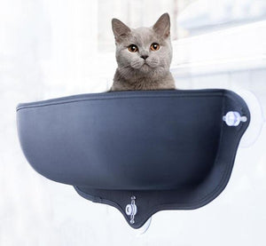 The KedStore Black / A Cat Window Perch Hammock / Bed / Seat /Pod / Lounger