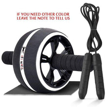Load image into Gallery viewer, 2 in 1 ab roller &amp; jump rope, abdominal wheel with mat for your arm, waist &amp; leg exercise | TheKedStore