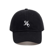 Load image into Gallery viewer, The KedStore Black Embroidered baseball cap - adjustable cotton snapback hat / gorra de béisbol bordada