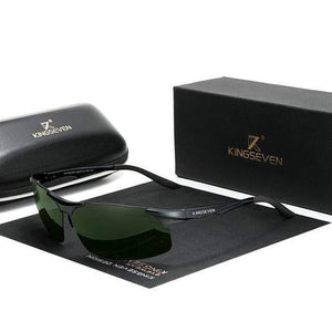 The KedStore Black G15 KINGSEVEN Polarized Aluminum Sunglasses Mirror Lens | TheKedStore
