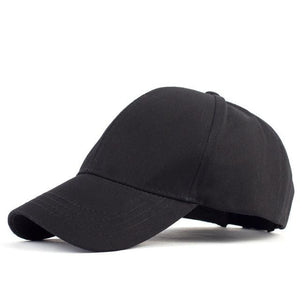 The KedStore Black Glitter Ponytail Baseball Caps Sequins Shining Adjustable Snapback