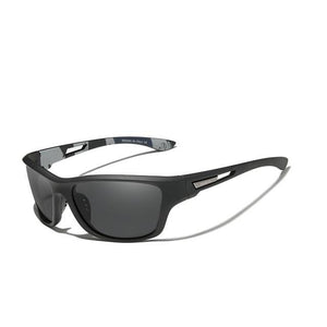 The KedStore Black Gray KINGSEVEN Ultralight Frame Polarized Sunglasses Sports Style Square Sun Glasses | TheKedStore