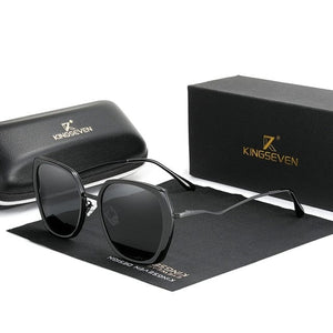 The KedStore Black Gray N7832 KINGSEVEN Women's Sunglasses Gradient Polarized Lens Butterfly Oculos Feminino | TheKedStore