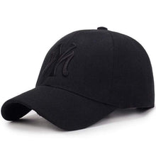 Load image into Gallery viewer, The KedStore Black Letters Embroidered Adjustable Baseball Cap