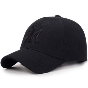 The KedStore Black Letters Embroidered Adjustable Baseball Cap
