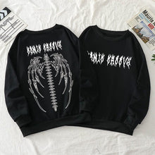 Load image into Gallery viewer, The KedStore Black / S / China Harajuku Oversized Hoodie Retro Gothic Punk Anime Print