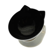 Load image into Gallery viewer, The KedStore Black single Non-Slip Cat and Dog Plastic Bowl With Stand