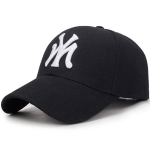The KedStore Black white Letters Embroidered Adjustable Baseball Cap
