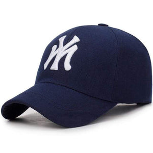 The KedStore Blue Letters Embroidered Adjustable Baseball Cap