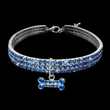 Load image into Gallery viewer, The KedStore Blue / S Exquisite Bling Crystal Dog Collar-2