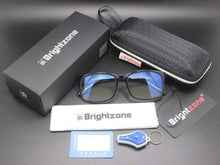 Load image into Gallery viewer, The KedStore Bright black Fullset Glasses with Anti Blue Light Blocking Filter - Reduces Digital Eye Strain - Clear Regular Computer Gaming Glasses