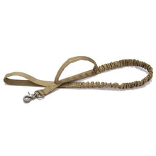 Load image into Gallery viewer, The KedStore Brown Tactical Bungee Dog Leash + Handle Quick Release Cat Dog Leash Elastic Leads Rope / Correa de perro bungee táctico|  TheKedStore