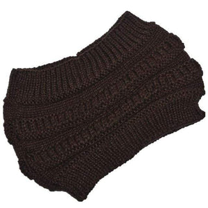 Ponytail beanie stretch cotton knit hat | TheKedStore