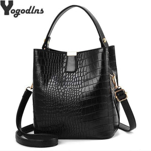 The KedStore Crocodile Pattern Handbag Shoulder Messenger Bag
