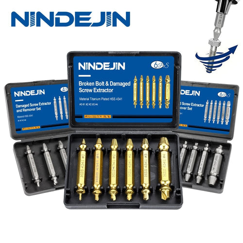 The KedStore Damaged Screw Extractor / Drill Bit Extractor / Drill Set Bolt Extractor / Bolt Stud Remover Tool - 5pcs