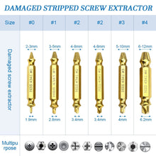 Load image into Gallery viewer, The KedStore Damaged Screw Extractor / Drill Bit Extractor / Drill Set Bolt Extractor / Bolt Stud Remover Tool - 5pcs