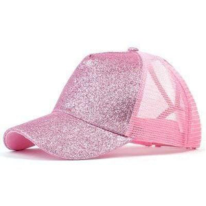 Glitter Ponytail Baseball Caps Sequins Shining Adjustable Snapback