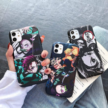 Load image into Gallery viewer, The KedStore Demon Slayer Case for iphone 11 pro 6 6s 7 8 plus X XR XS Max phones