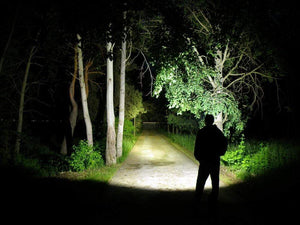 EDC & Tactical LED Headlamp - Cree XPL 1200lm 18650 - Flashlight with Power Indicator