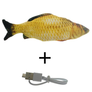 The KedStore Electronic Pet Cat Toy Electric USB Charging Simulation Fish Toys For Dog Cat